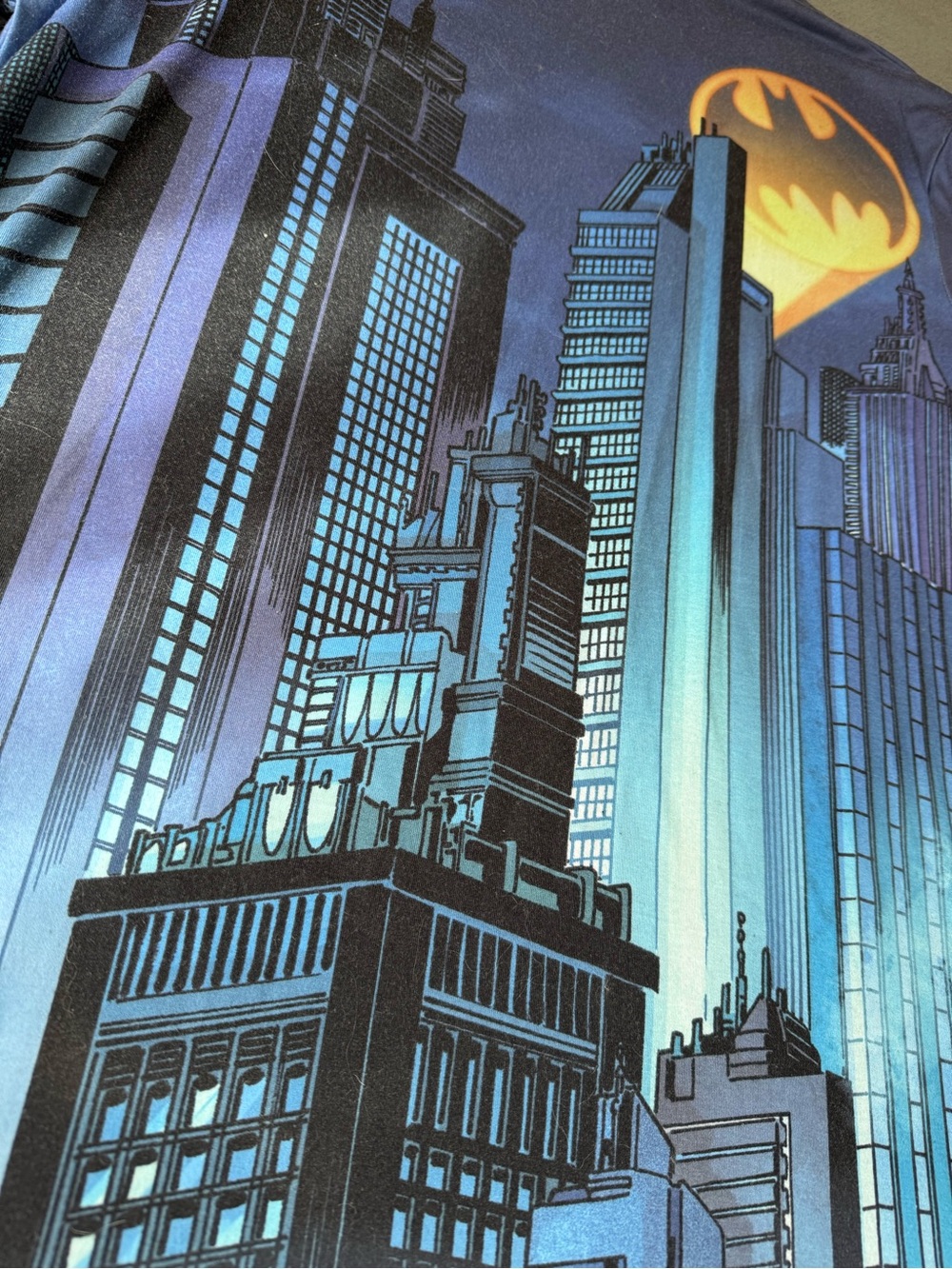 DC Comics Batman Gotham City Oversized Long Sleeve Tee - Picture 3 of 15